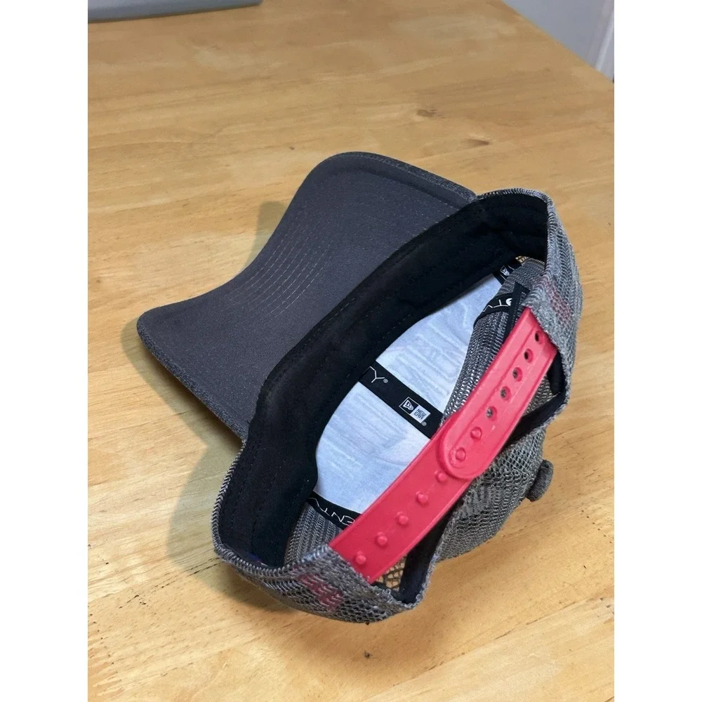 Women's Washington‎ Nationals New Era Graphite Snapped Love 9TWENTY Adjustable